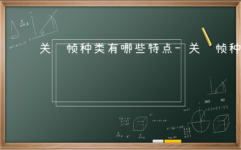 关键帧种类有哪些特点-关键帧种类有哪些