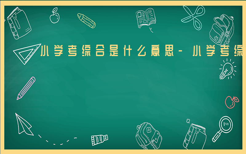 小学考综合是什么意思-小学考综合是什么