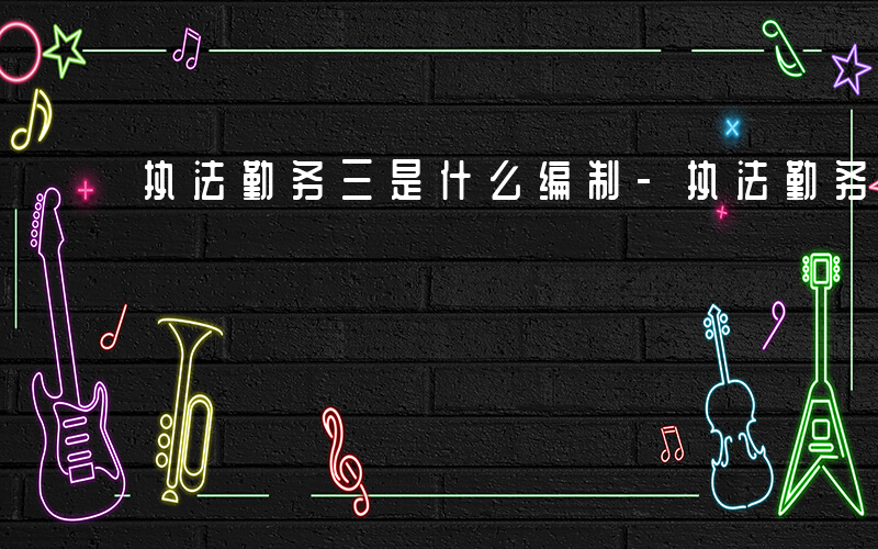 执法勤务三是什么编制-执法勤务三是什么