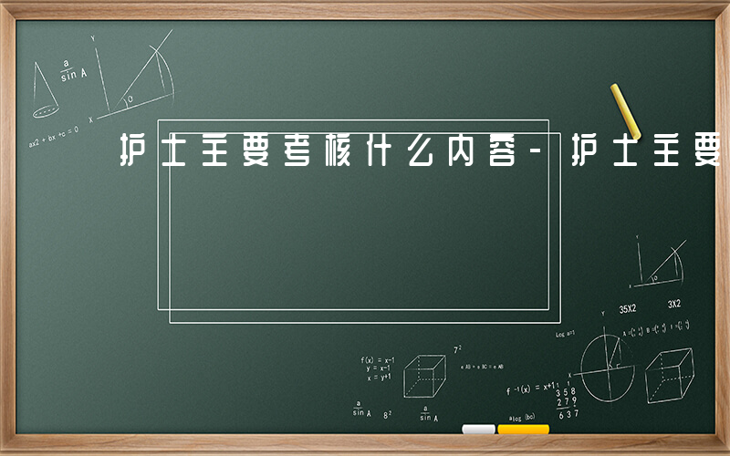 护士主要考核什么内容-护士主要考核什么